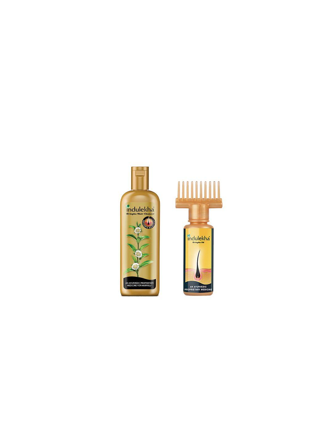 indulekha bringha set of shampoo & hair oil