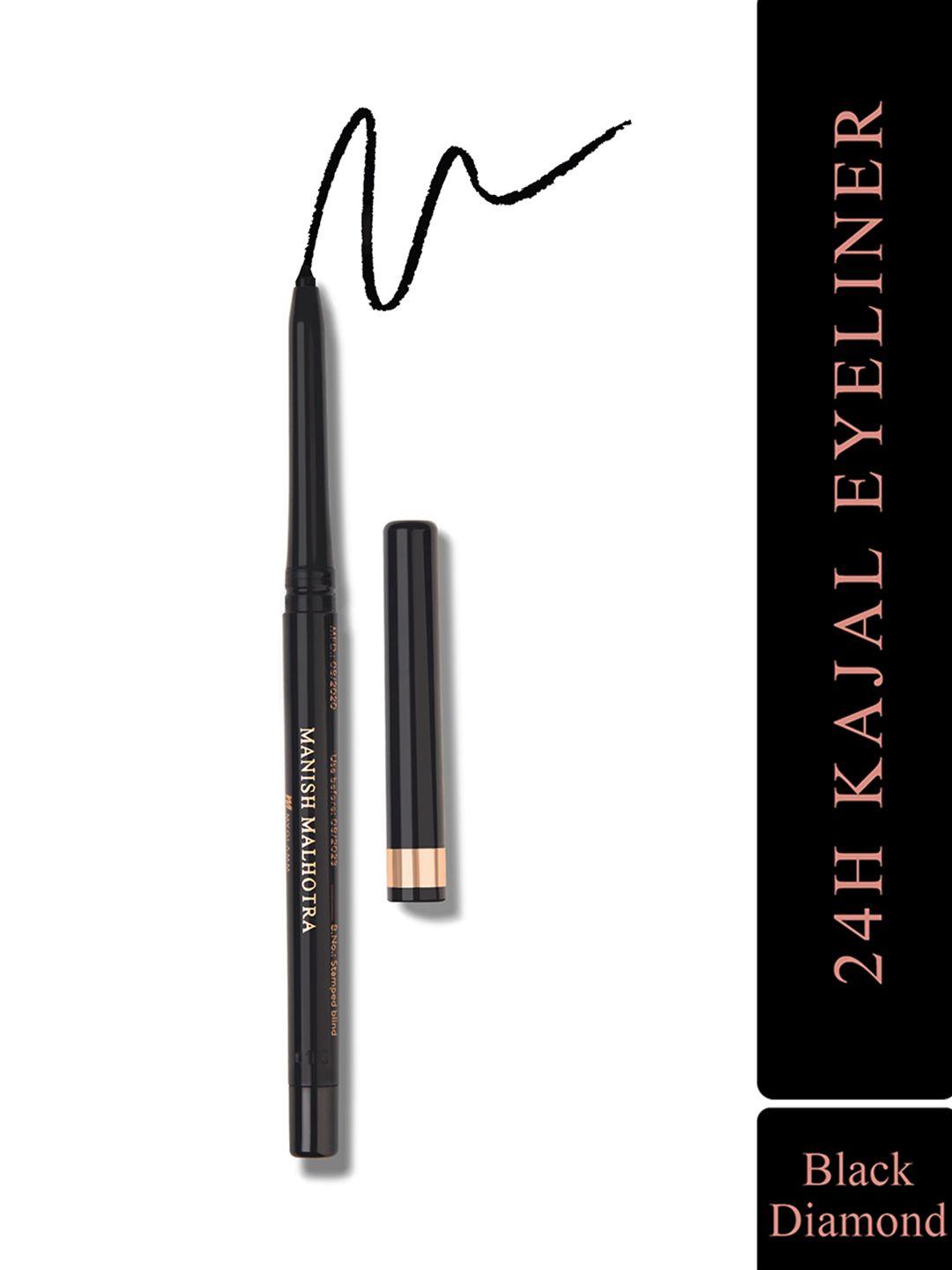 manish malhotra beauty by myglamm  24h kajal eyeliner-black diamond-0.35g