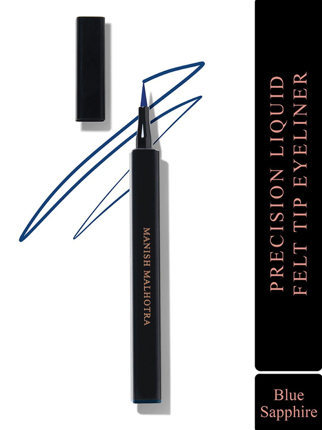 myglamm manish malhotra beauty precision liquid eyeliner - blue sapphire