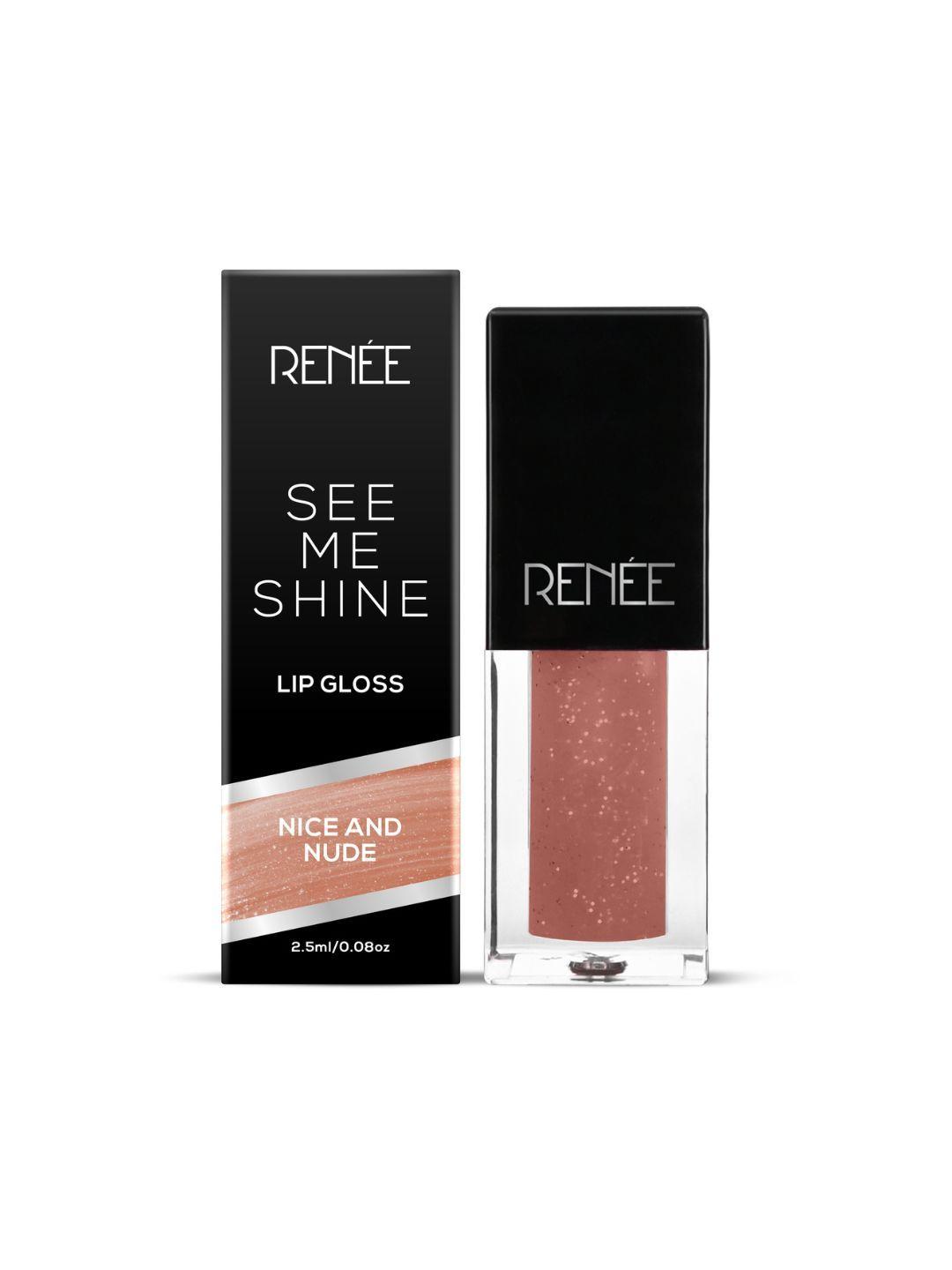 renee see me shine lip gloss - nice and nude 2.5 ml