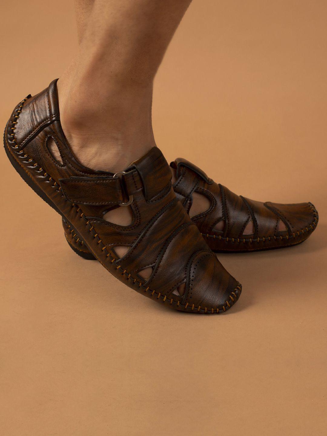 big fox men brown shoe-style sandals