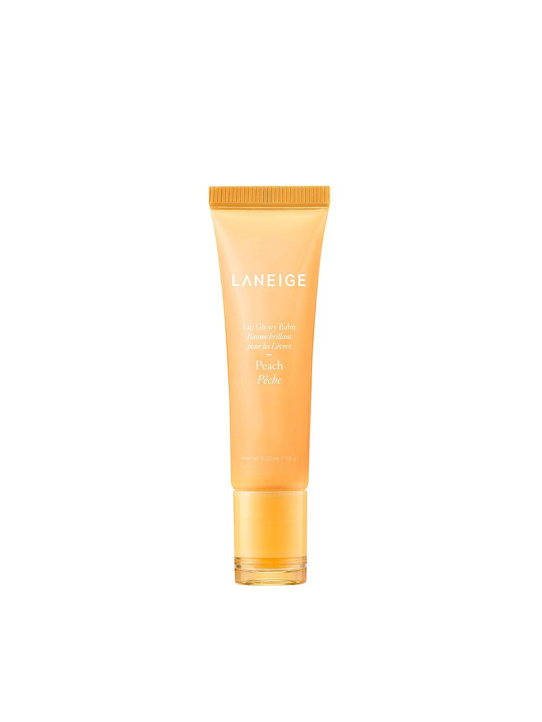 laneige lip glowy balm - peach10 g