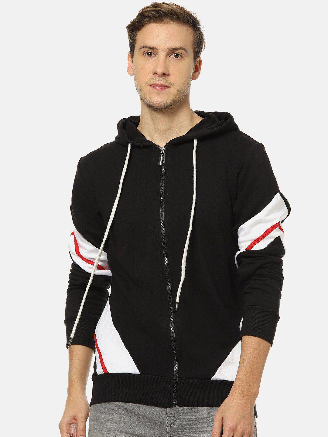 campus sutra men black sweatshirt