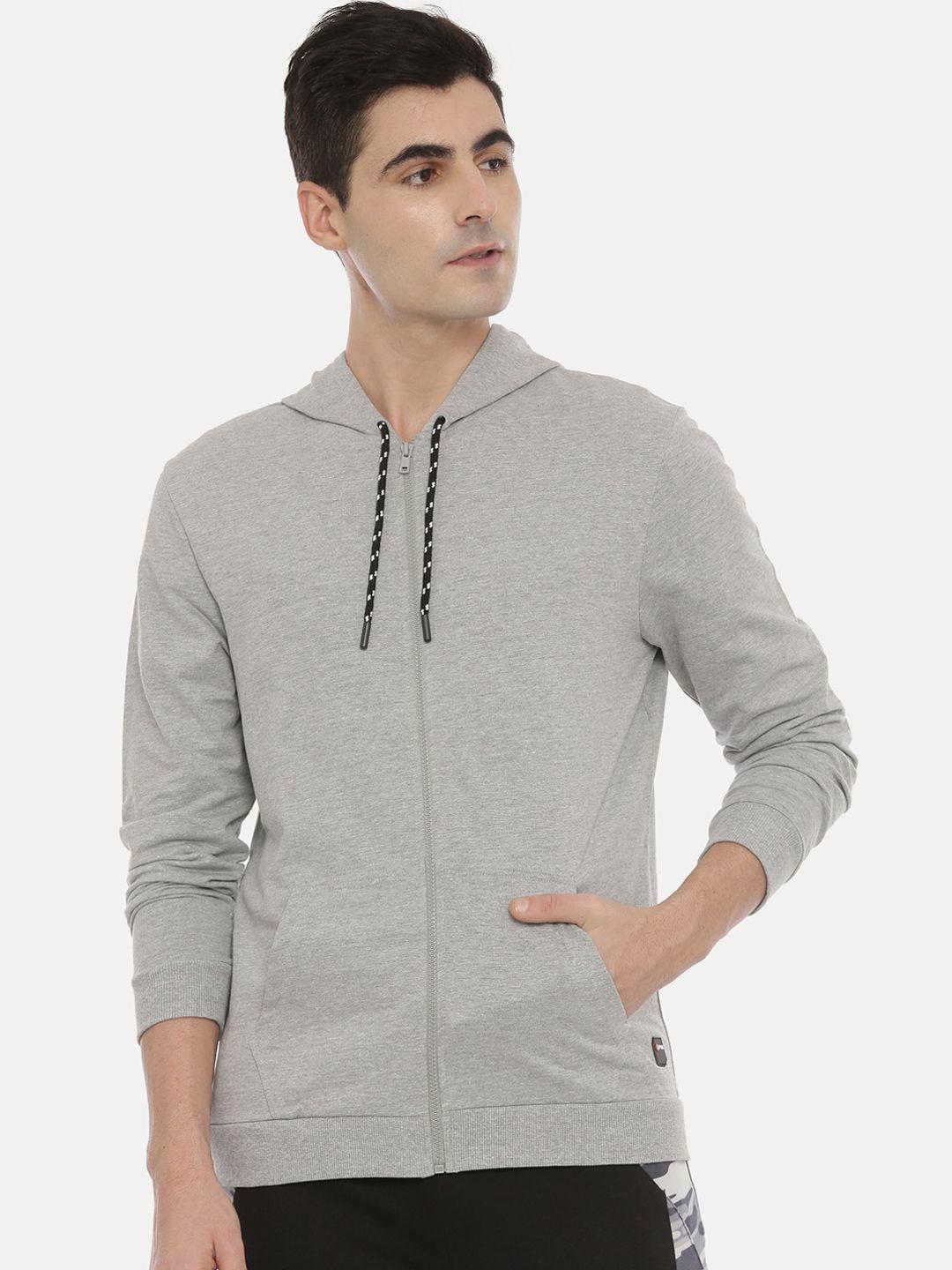 3pin men grey hooded sweatshirt