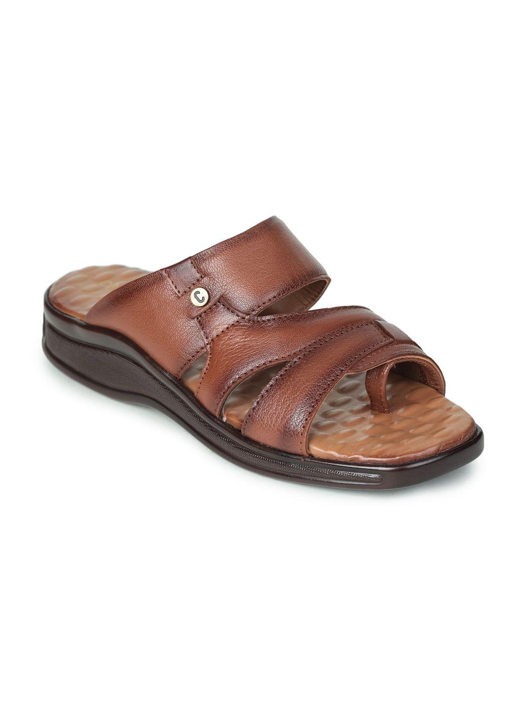 liberty men tan rubber slip-on