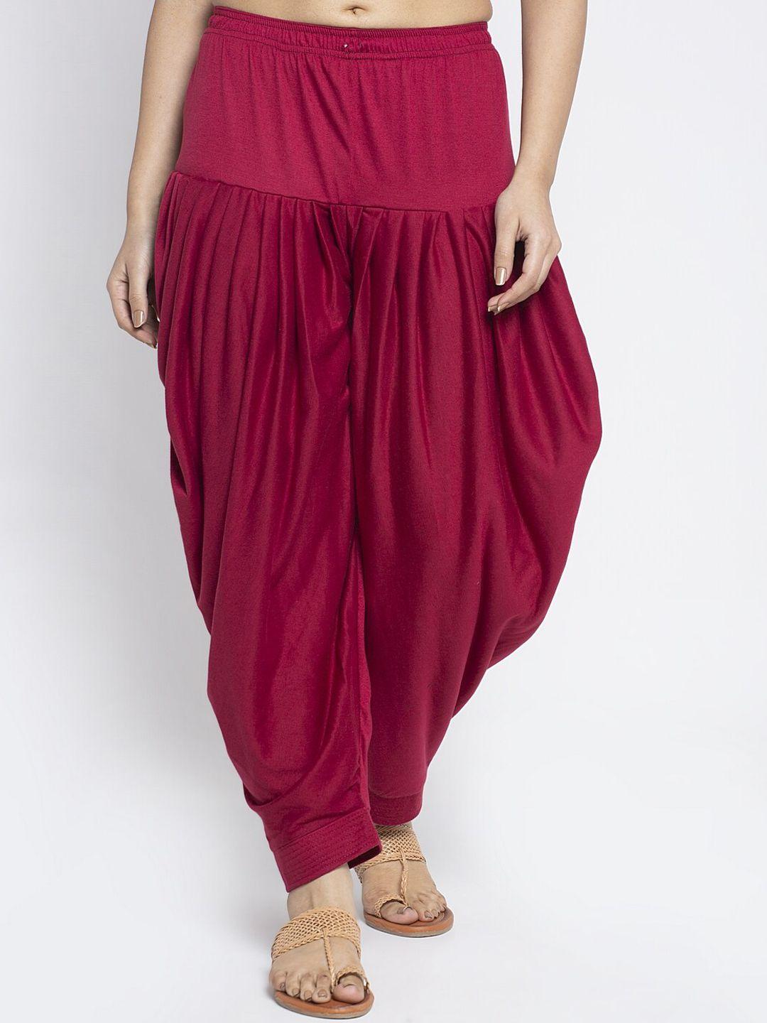 gracit women maroon solid salwar