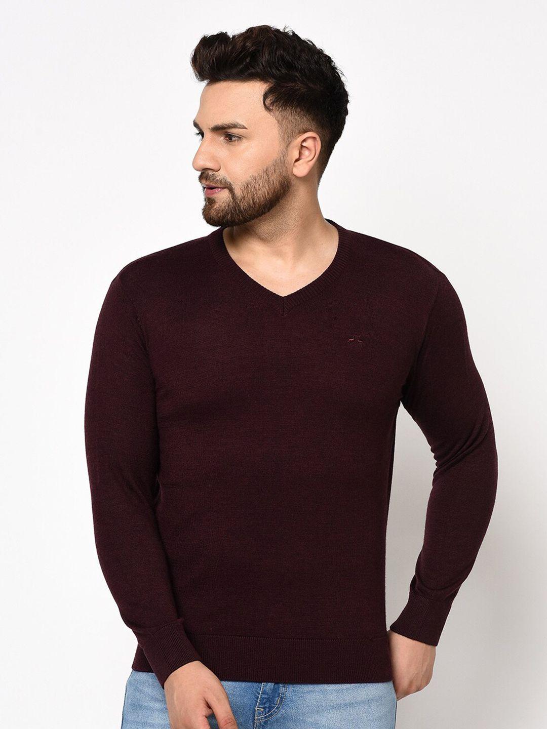 98 degree north men burgundy sweater