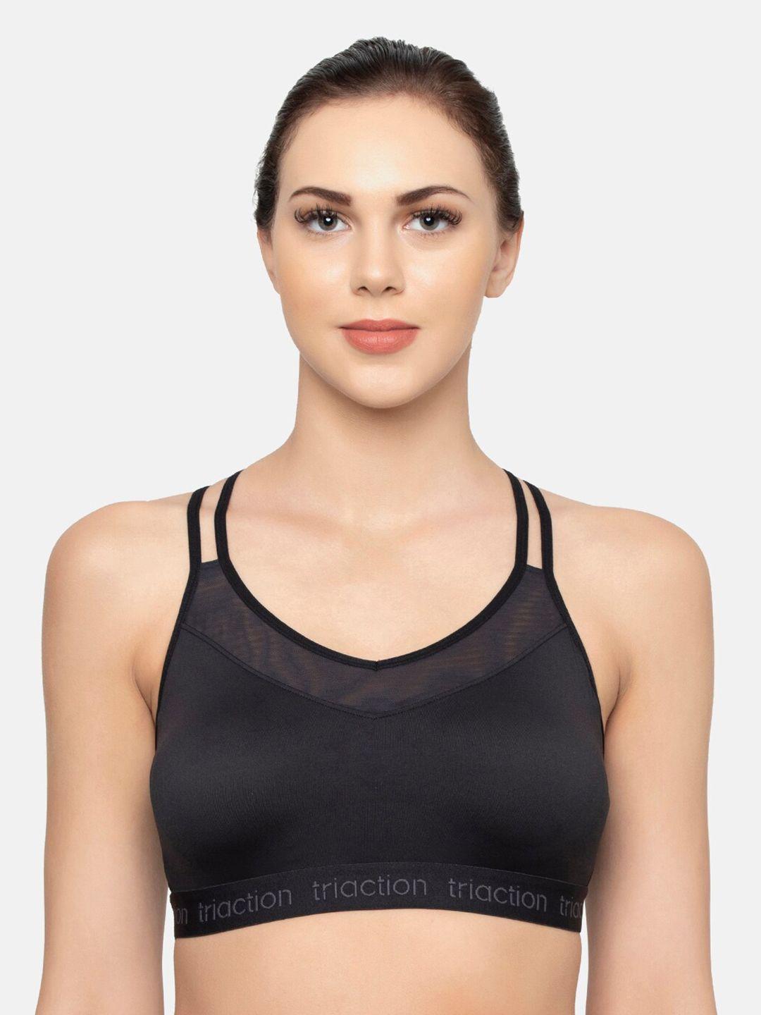 triumph triaction balance tops padded wireless low intensity workout sports bra