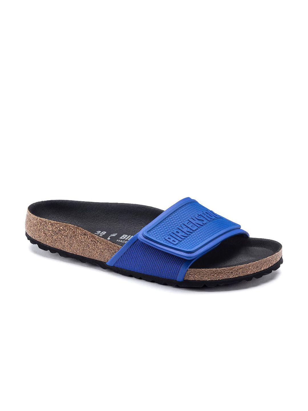 birkenstock unisex blue tema sliders