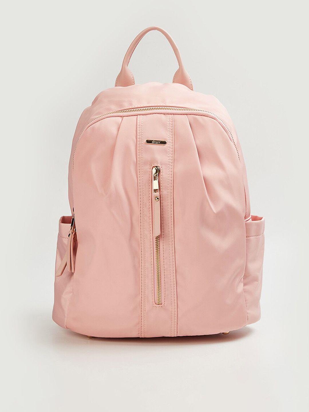 ginger by lifestyle women peach-coloured backpack