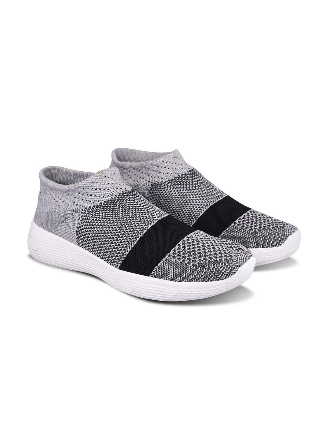 unistar men grey mesh training or gym non-marking shoes