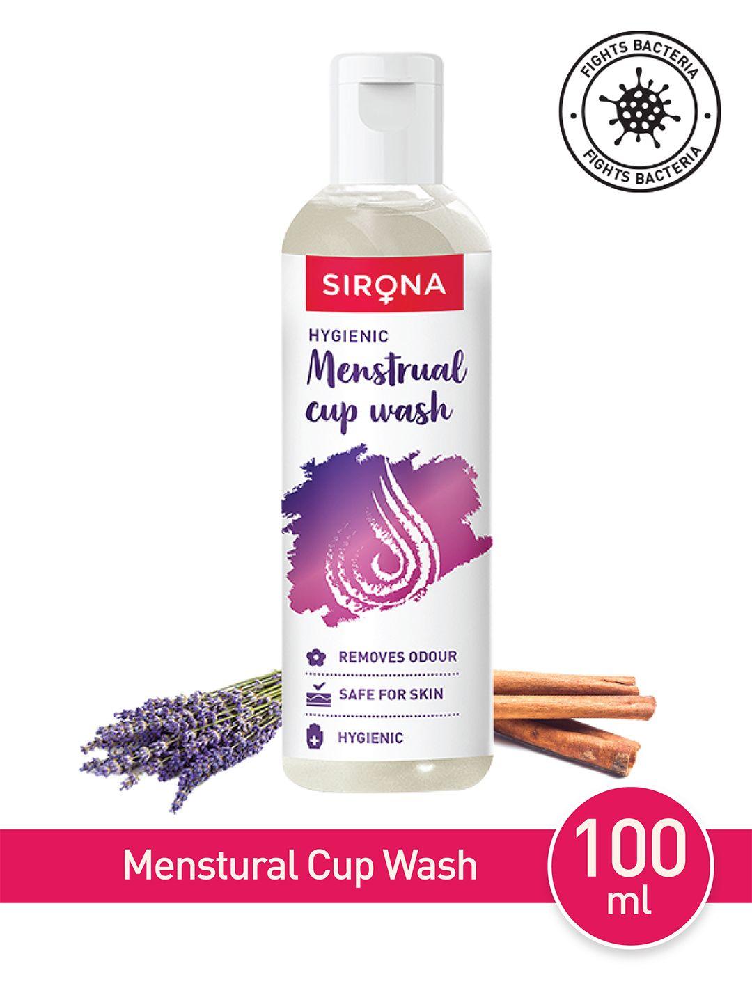 sirona women hygienic menstrual cup wash - 100 ml