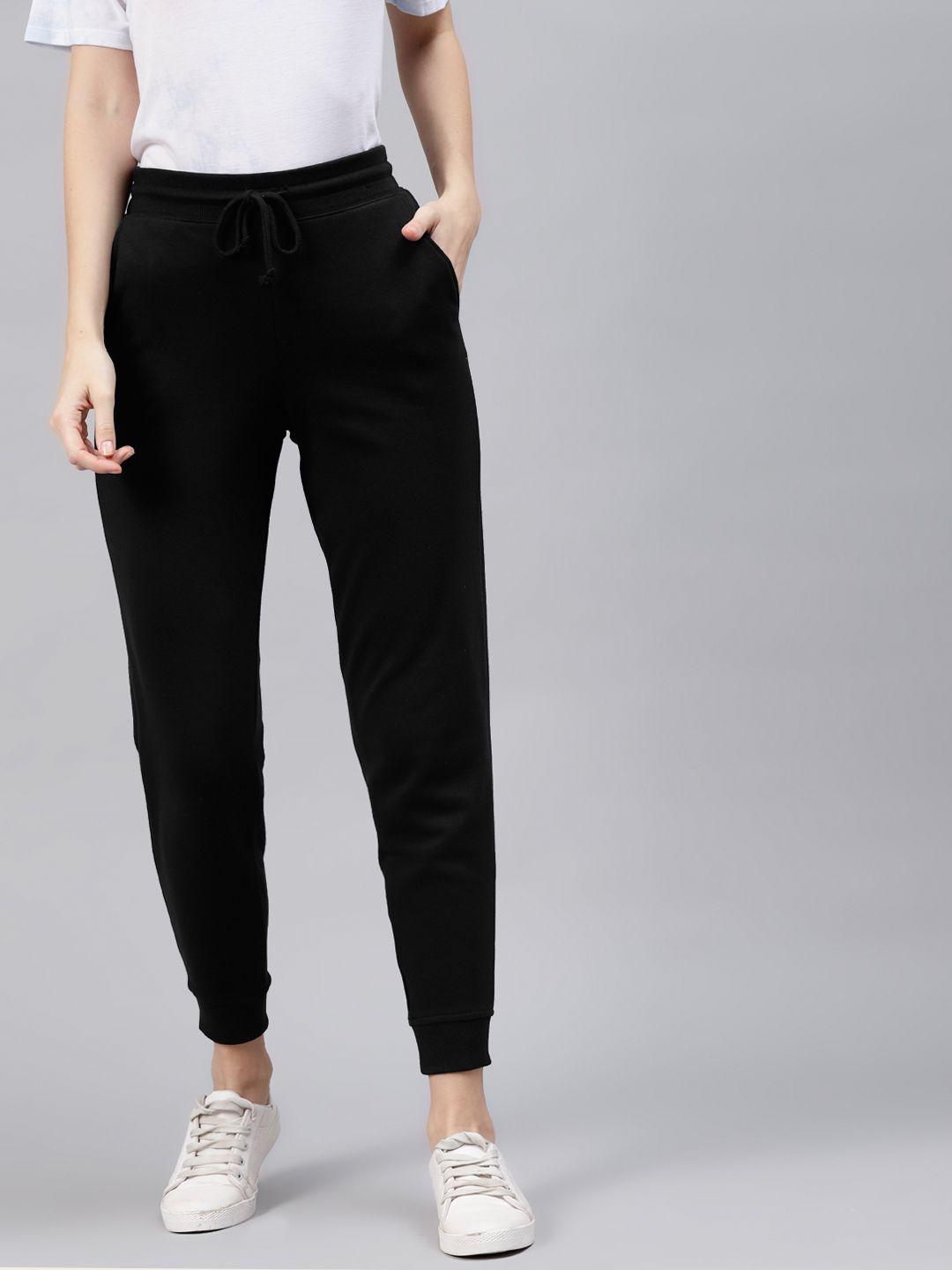 marks & spencer women black joggers track pants