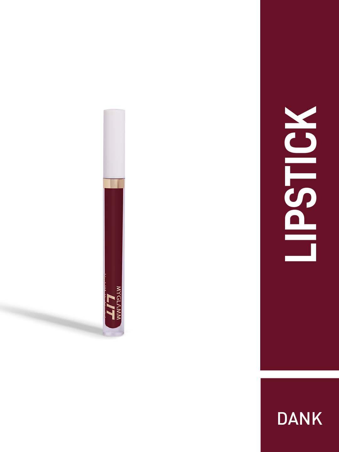 myglamm lit liquid matte lipstick-dank-3ml