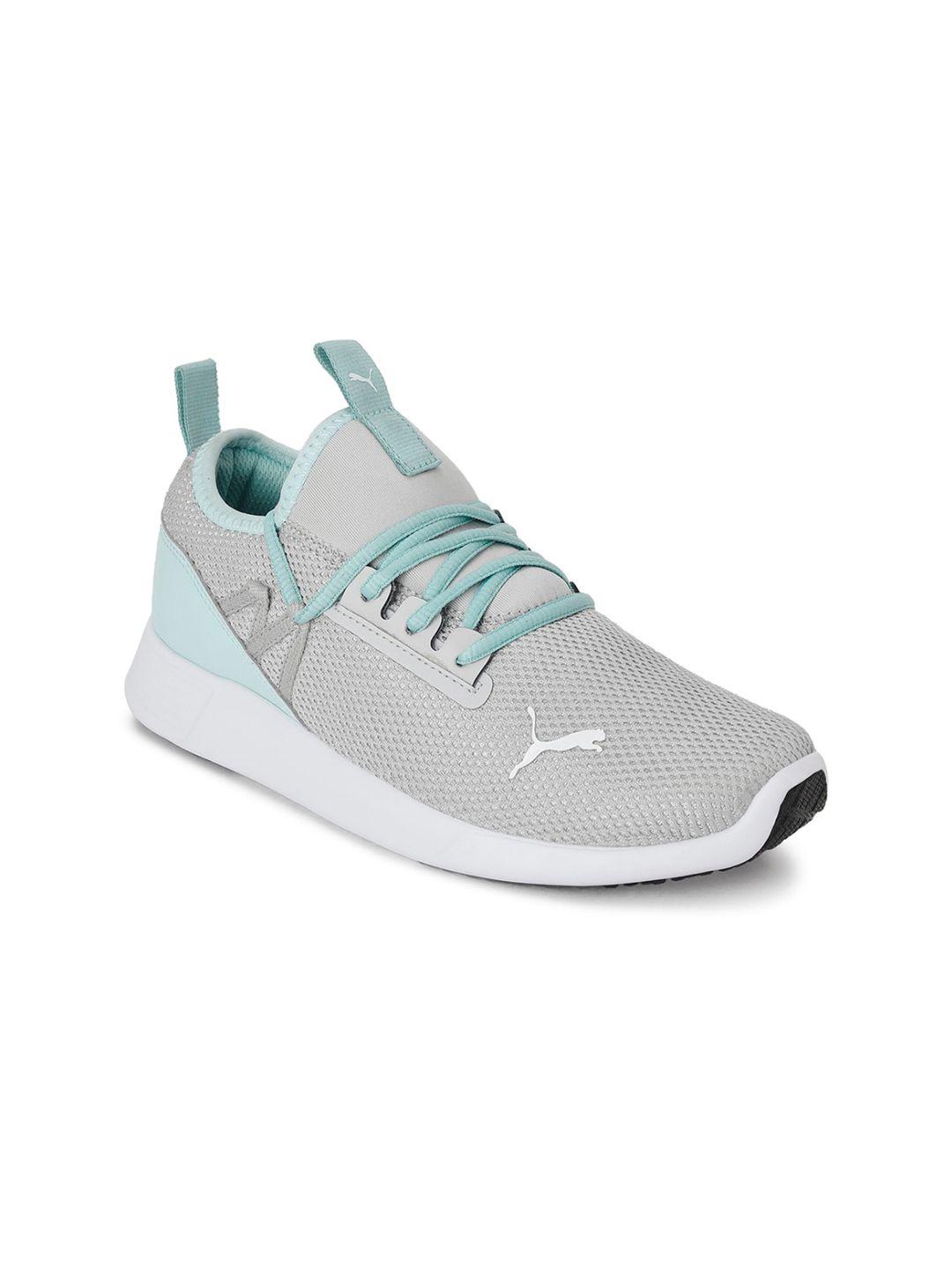 puma women grey textured cross sneakers