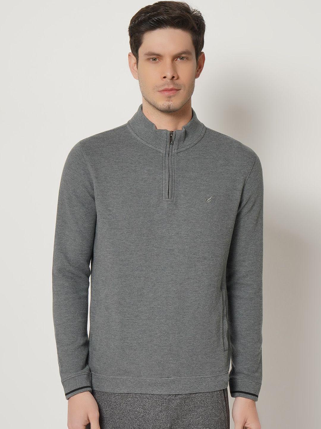 blackberrys men grey melange sweatshirt