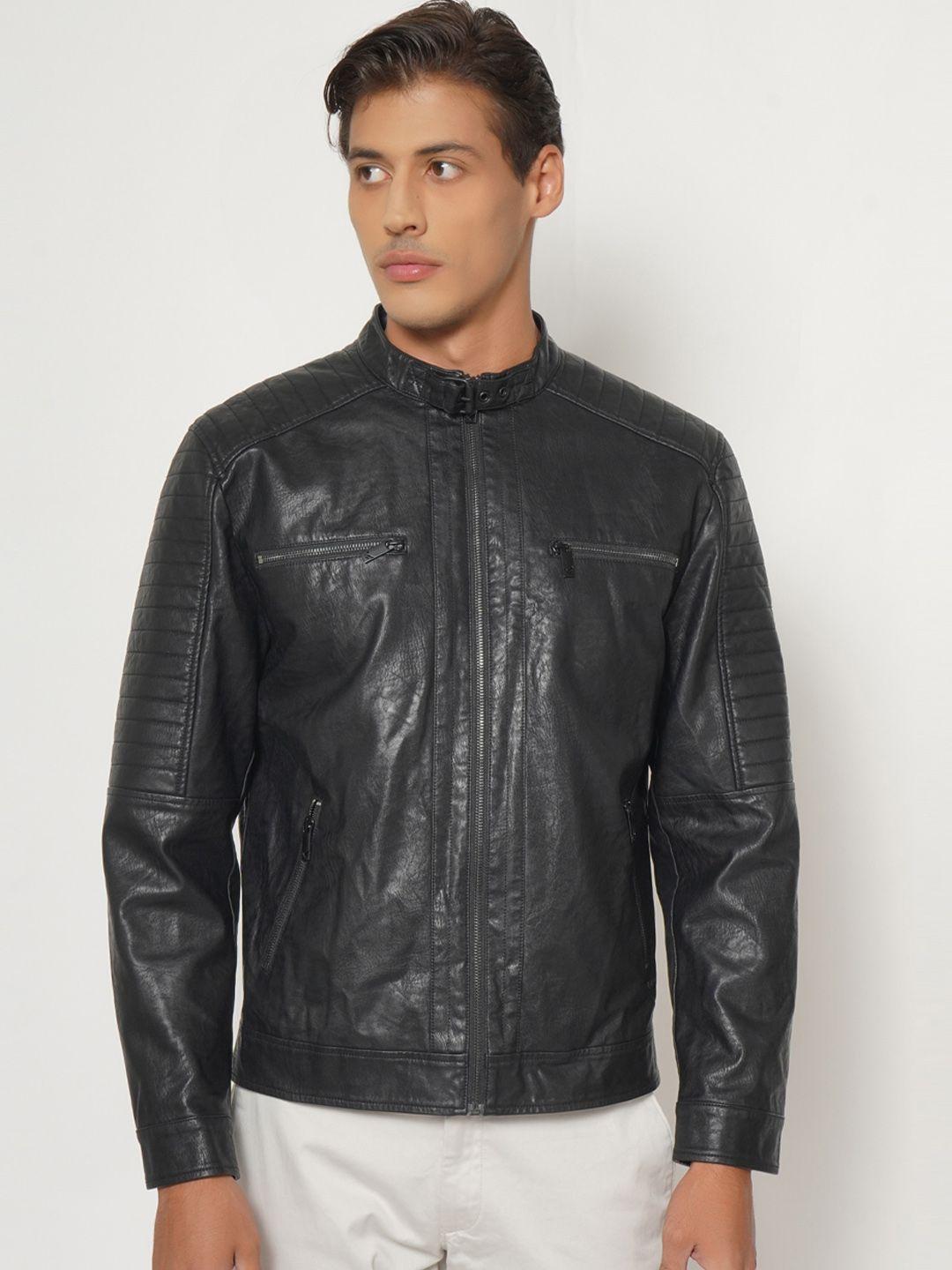 blackberrys men black biker jacket