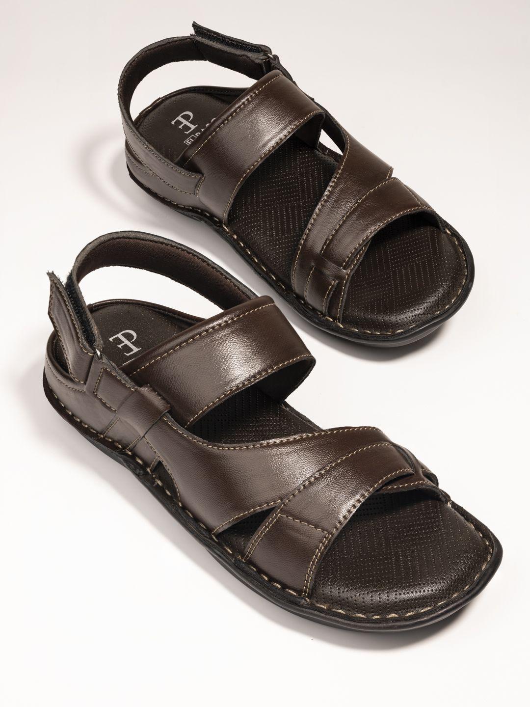 el paso men brown comfort sandals