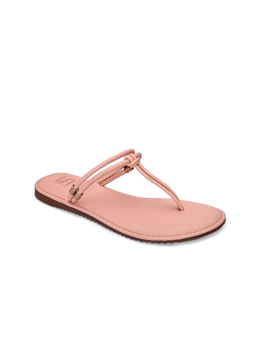 hydes n hues women pink t-strap flats