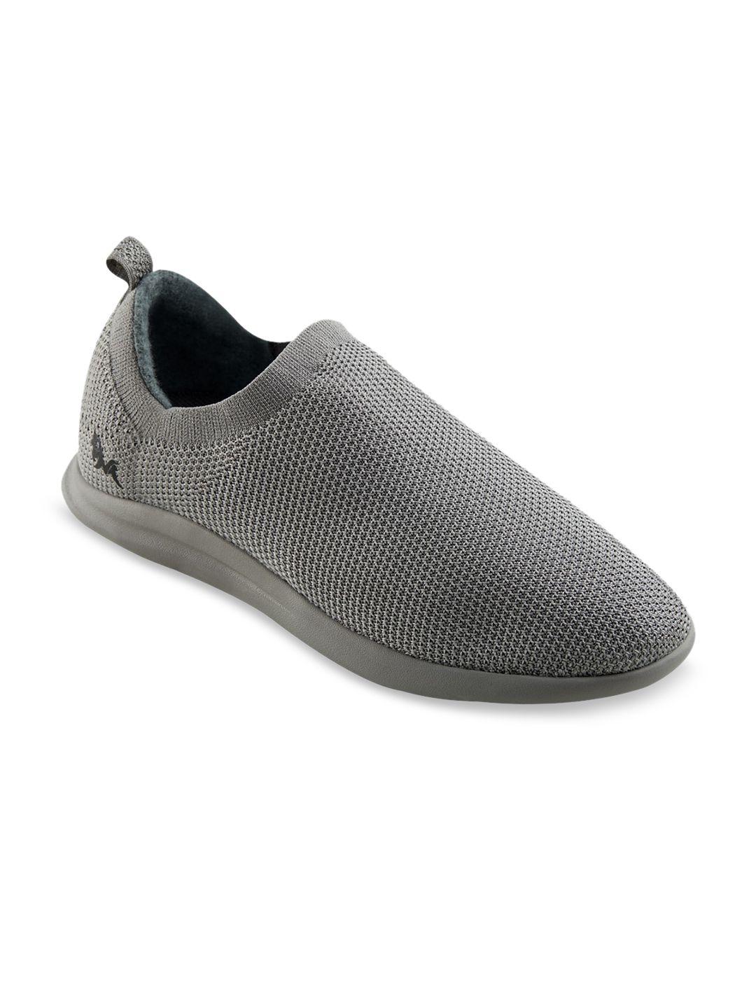 neemans unisex grey re-live knit slip on sneakers