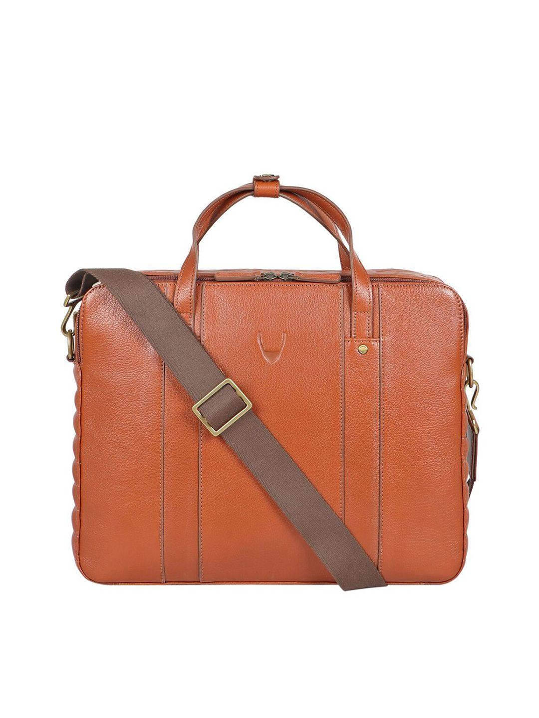 hidesign women tan messenger bag