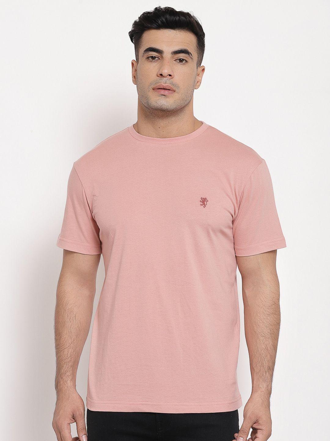 red tape men pink t-shirt