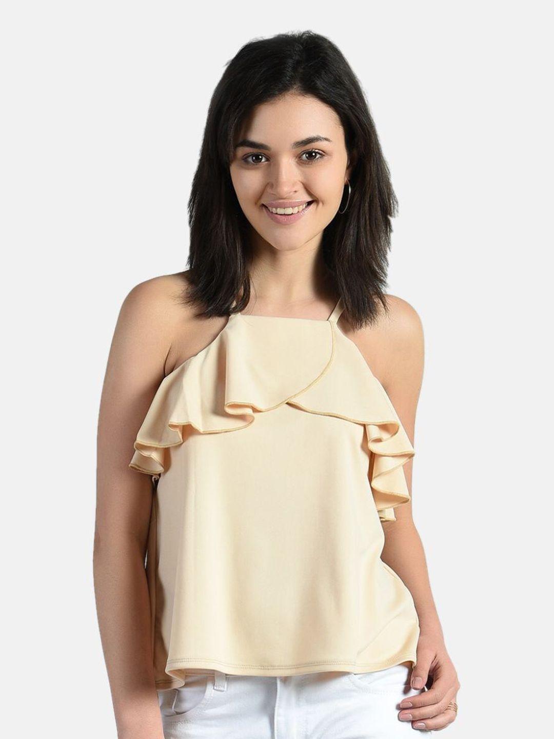 aara beige regular top