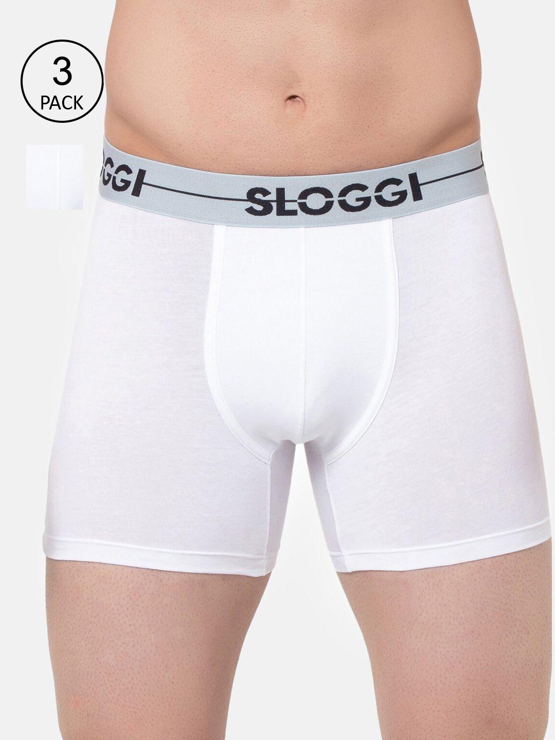 sloggi men go cotton short brief - pack of 3