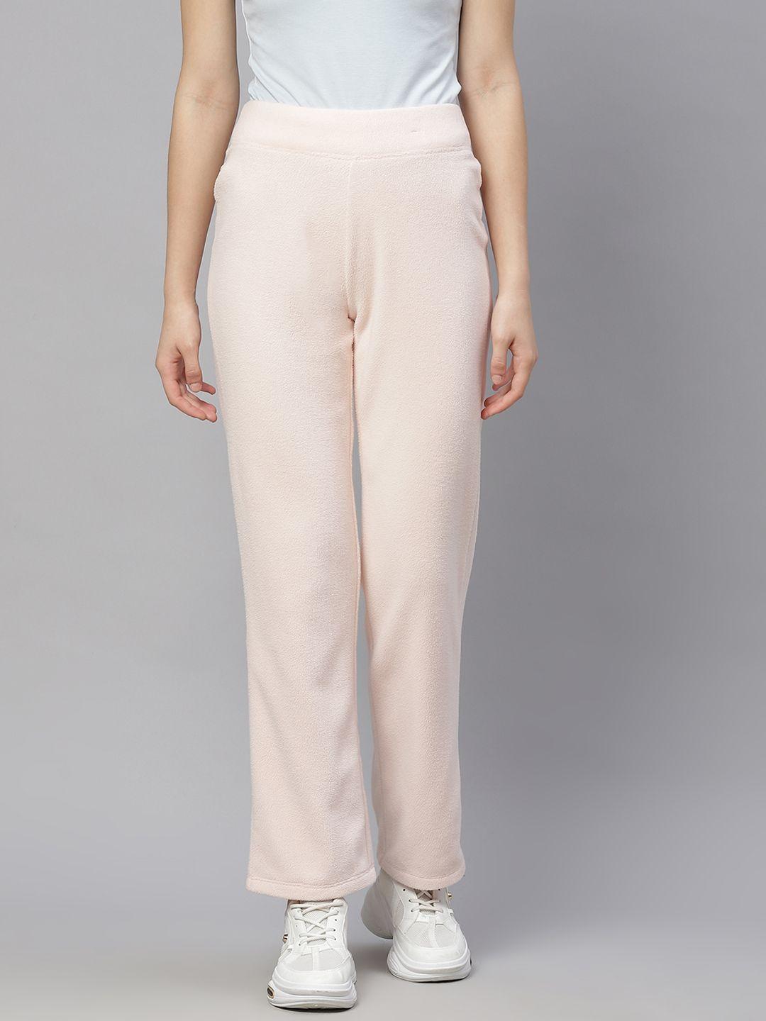 marks & spencer women pink relaxed fit track pants