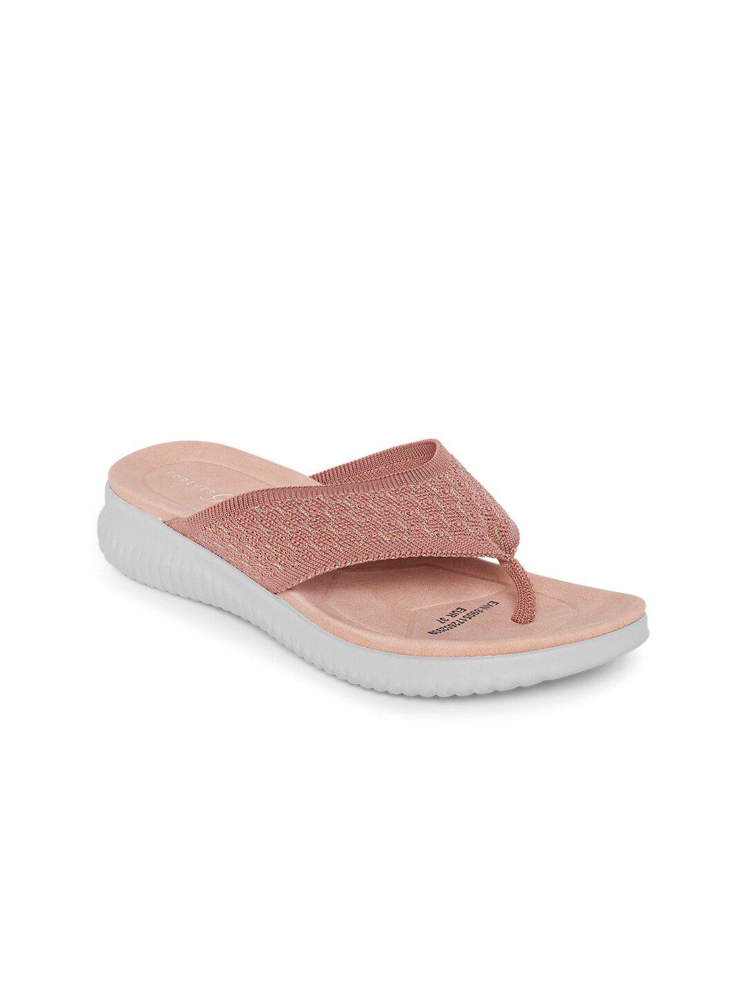 forever glam by pantaloons women pink slip-on