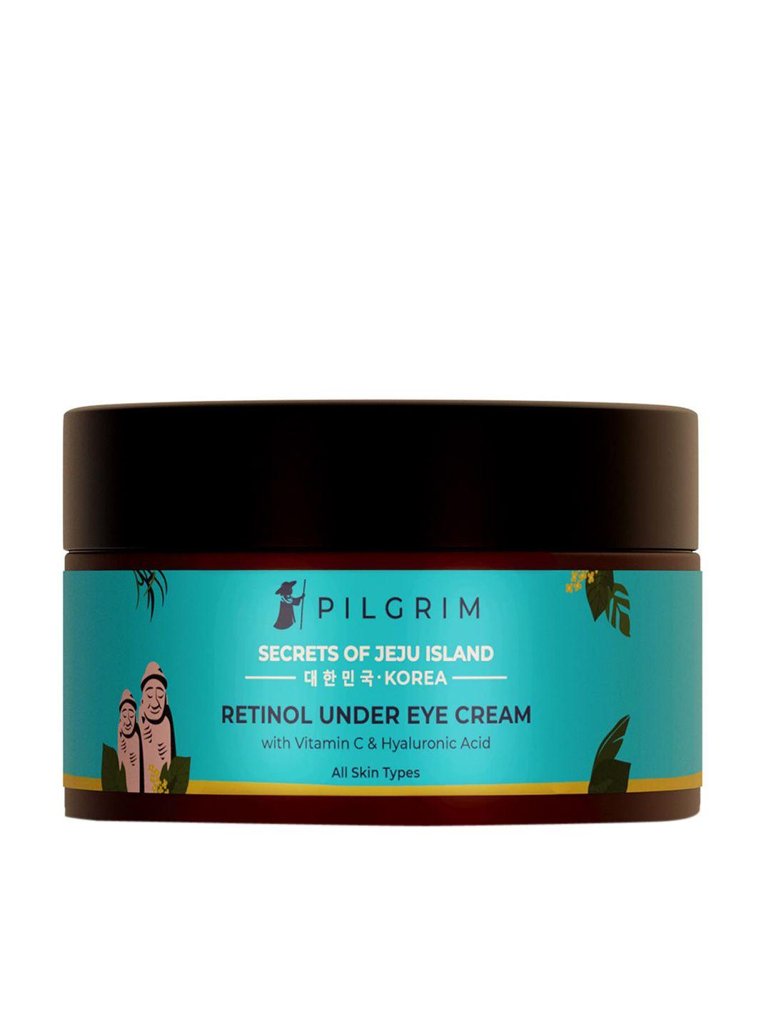 pilgrim retinol under eye night cream with hyaluronic acid for dark circles, wrinkles