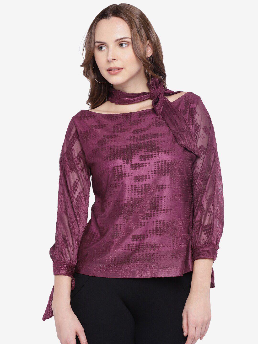 emmyrobe purple regular top