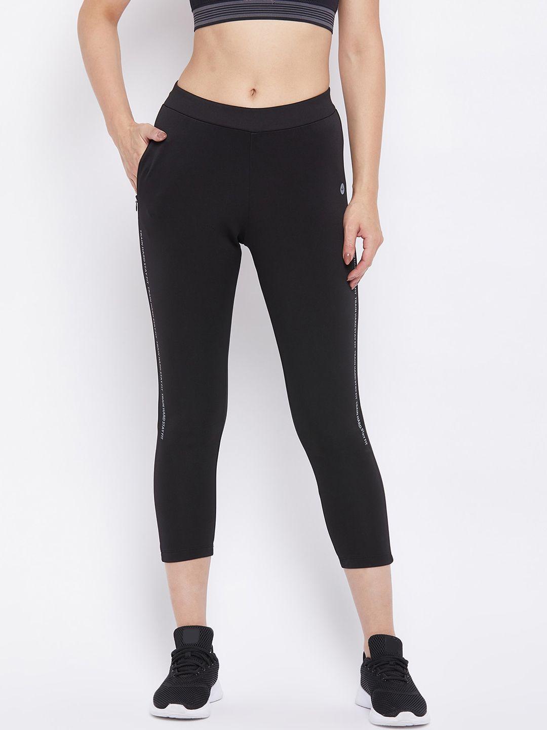 crimsoune club women black solid track pants