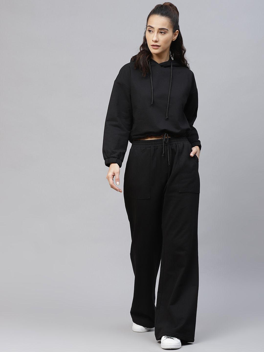 laabha women black tracksuit