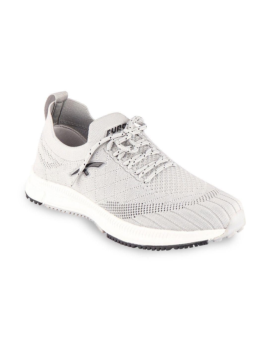 furo by red chief women grey mesh running non-marking shoes