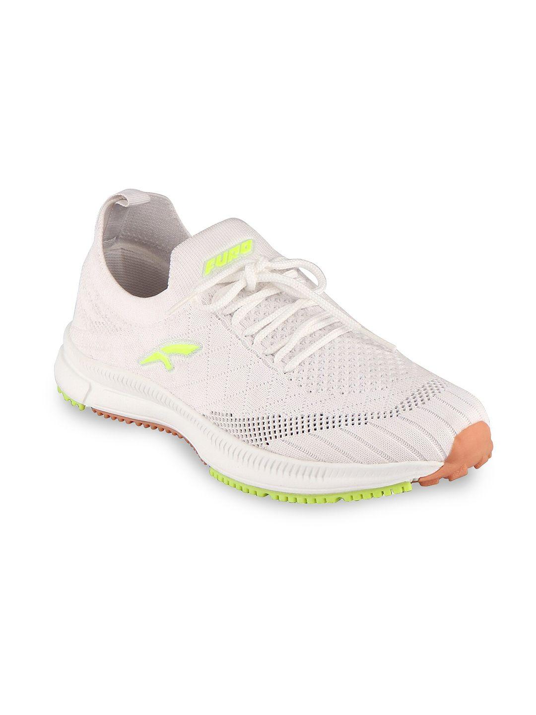 furo by red chief women white mesh running non-marking shoes