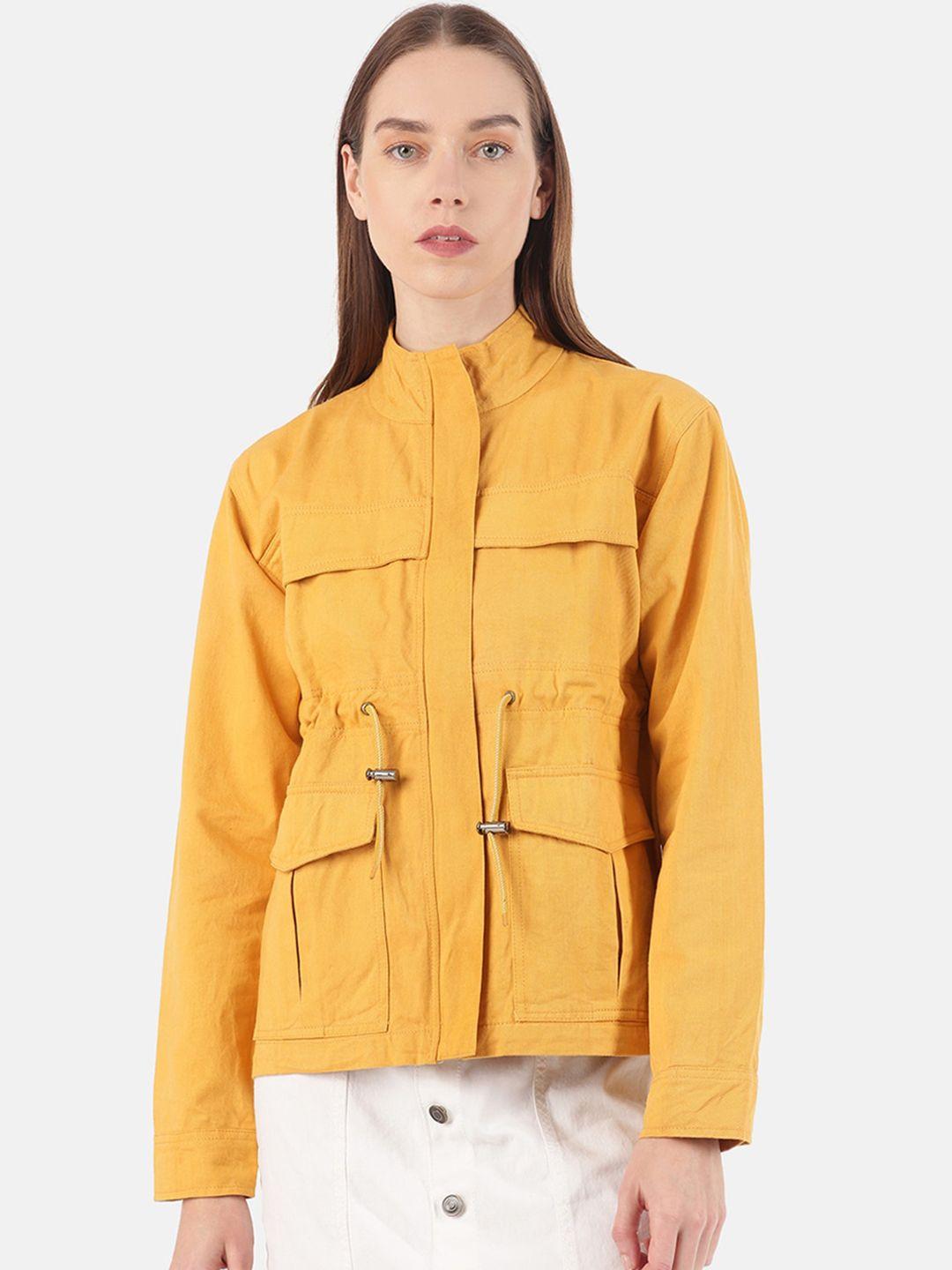 voxati women yellow longline tailored jacket