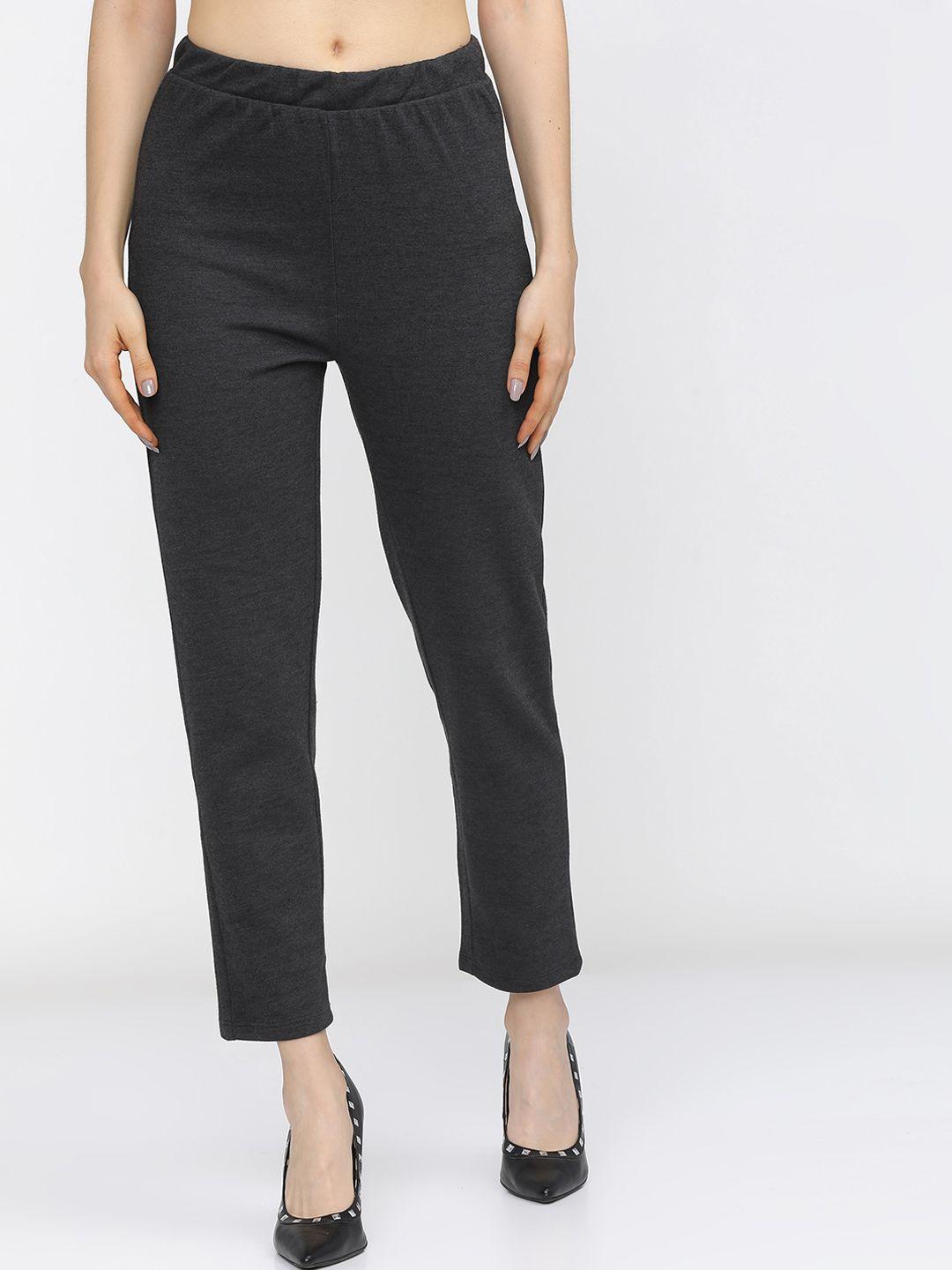 vishudh women grey trousers