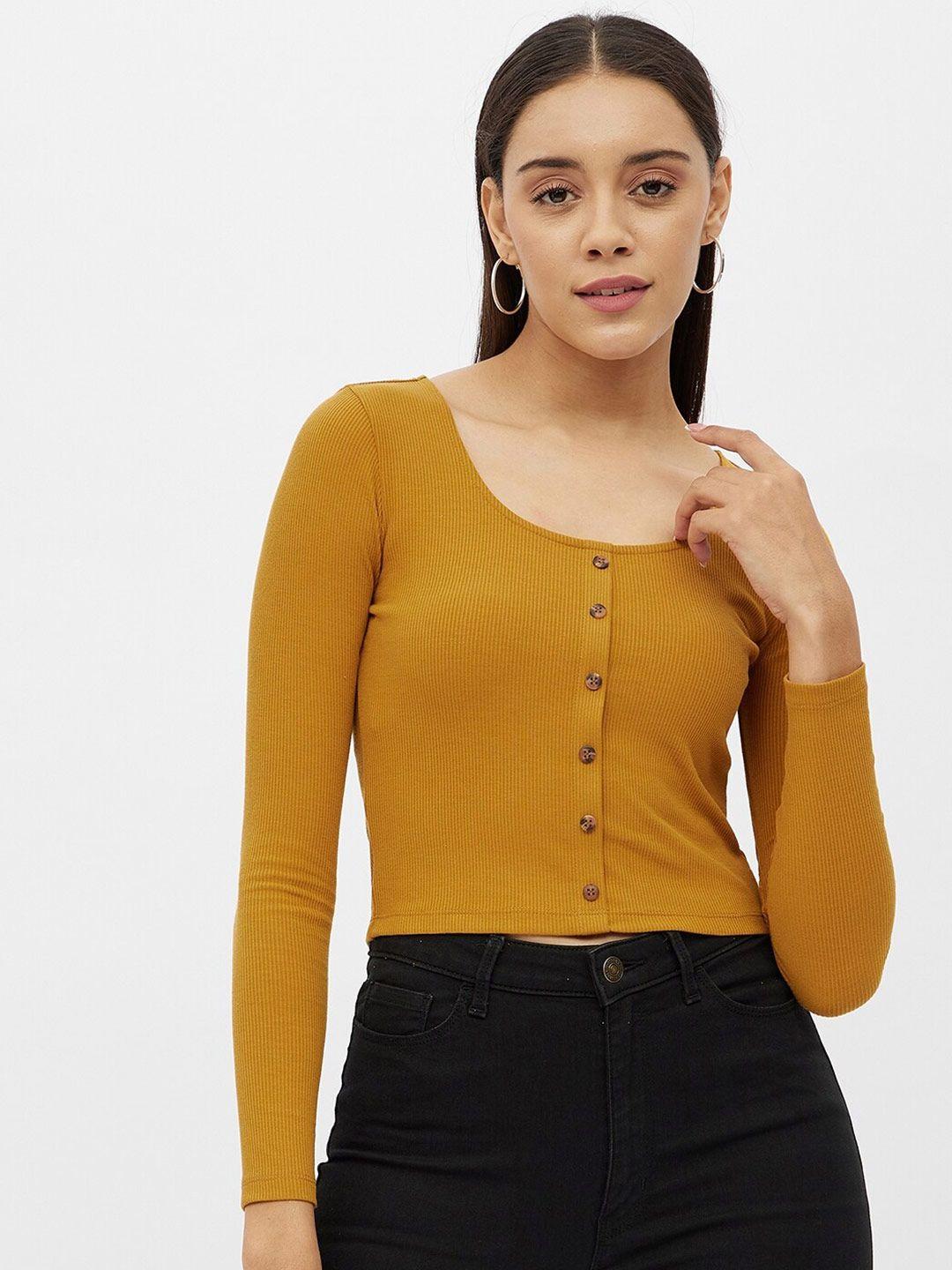 harpa mustard yellow regular top