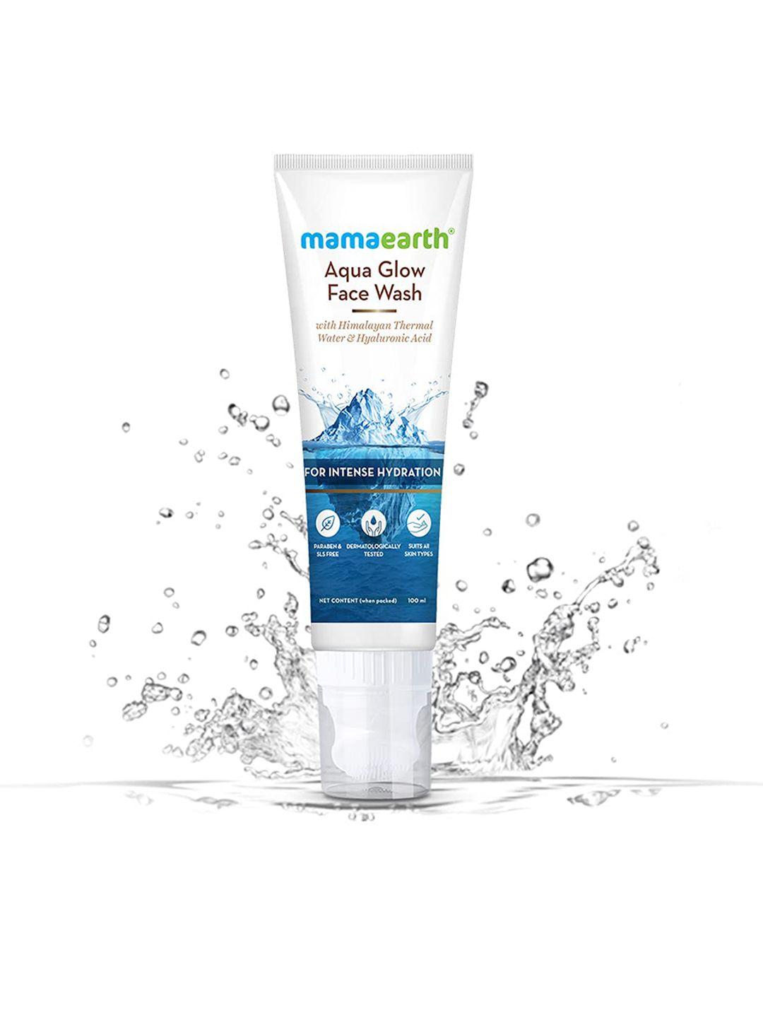 mamaearth white aqua glow face wash 100 ml