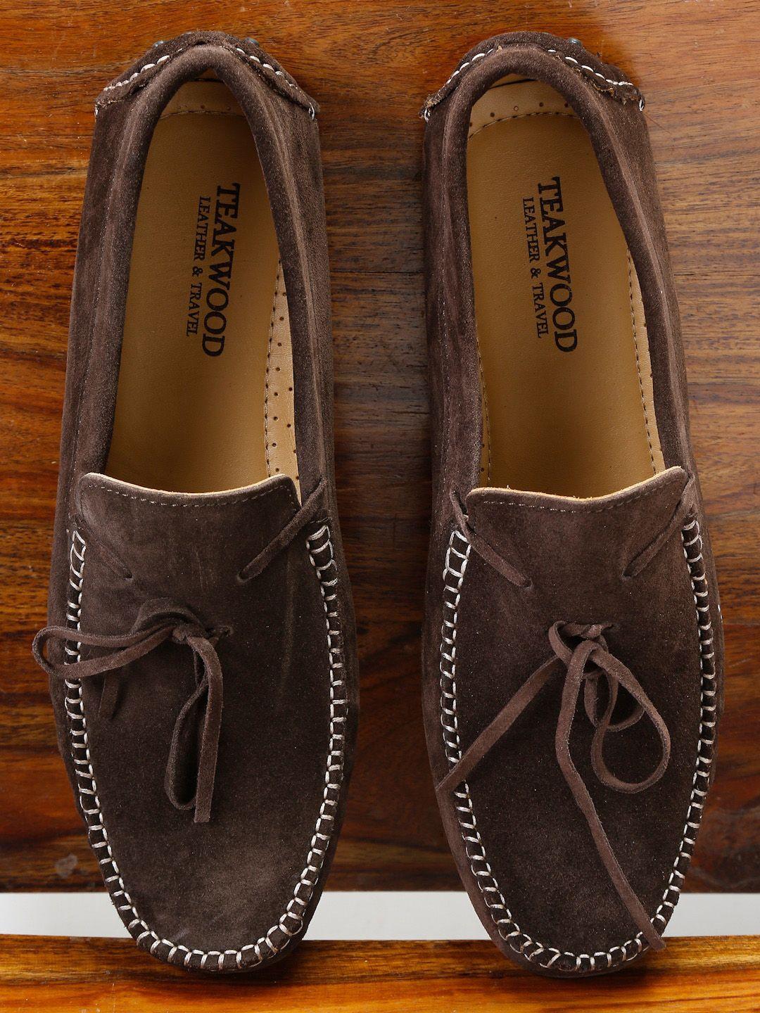 teakwood leathers men brown leather loafers