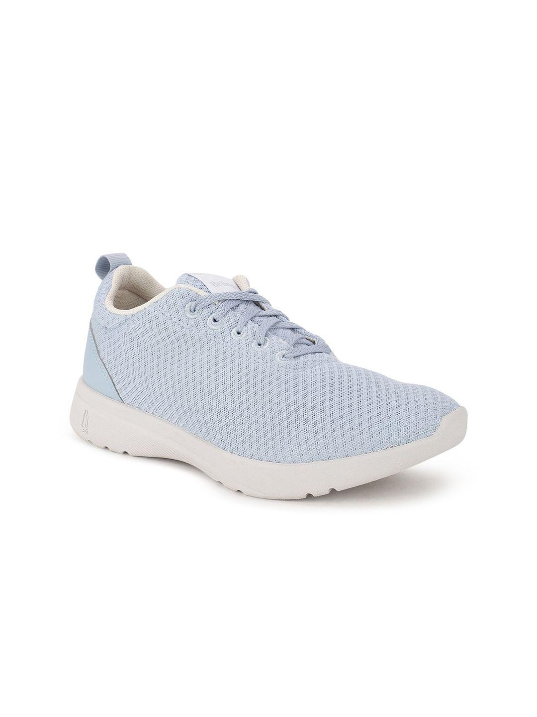 hush puppies women blue woven design pu sneakers