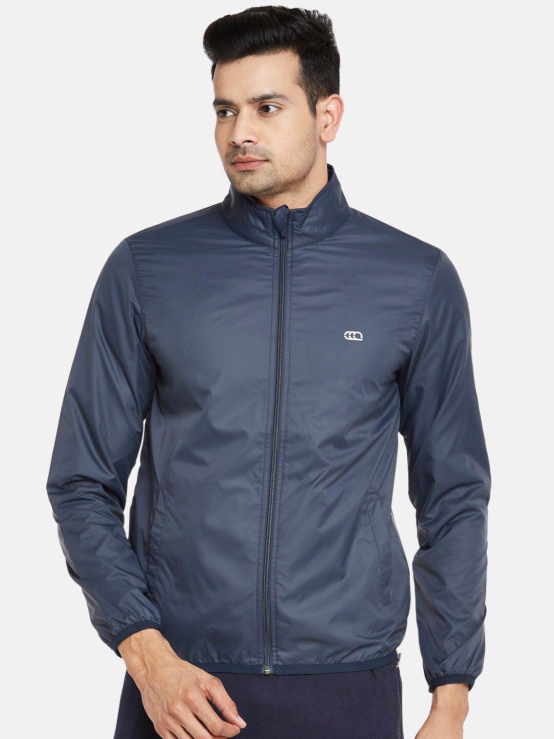 ajile by pantaloons men navy blue bomber jacket