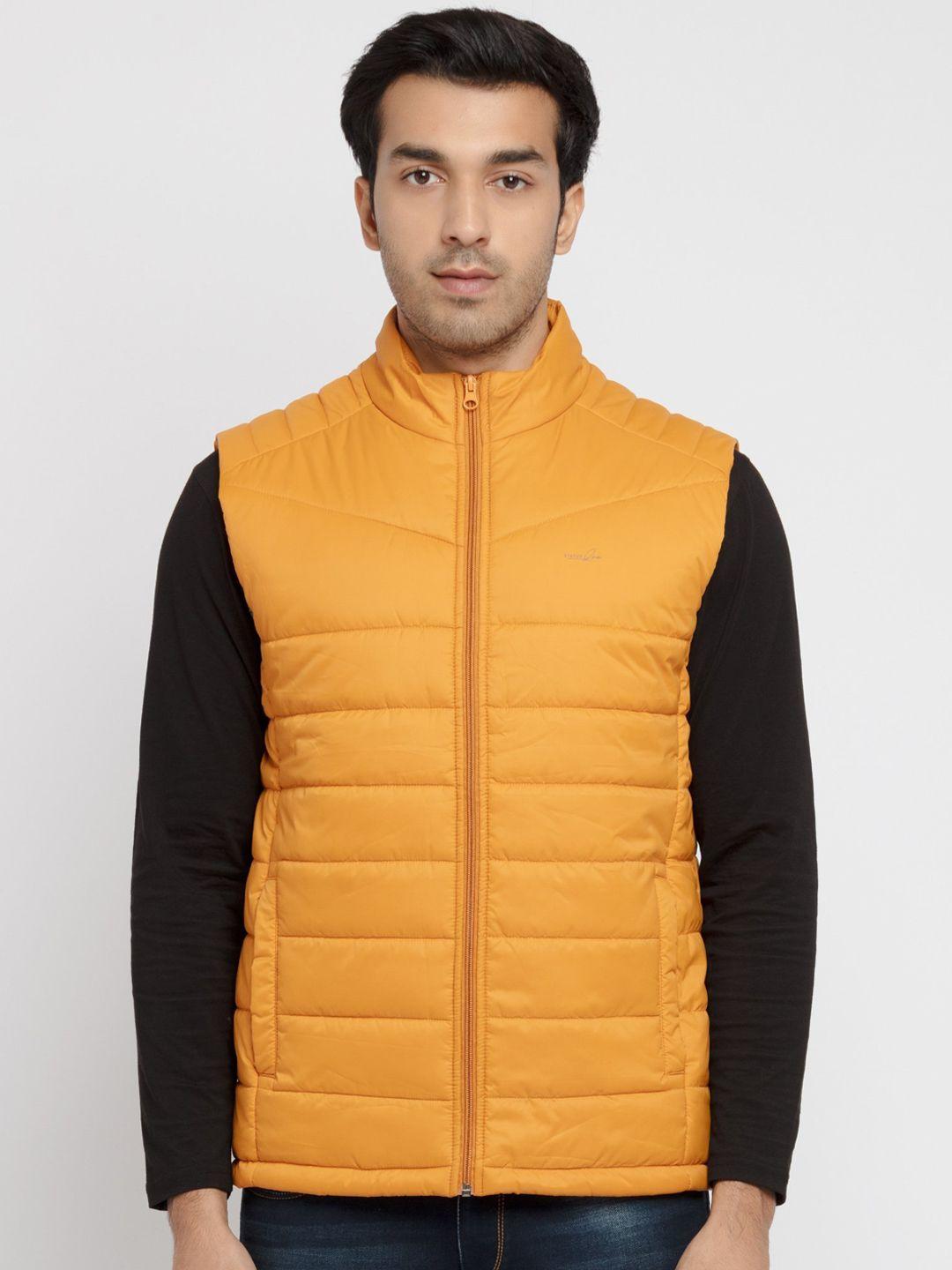 status quo men yellow puffer jacket