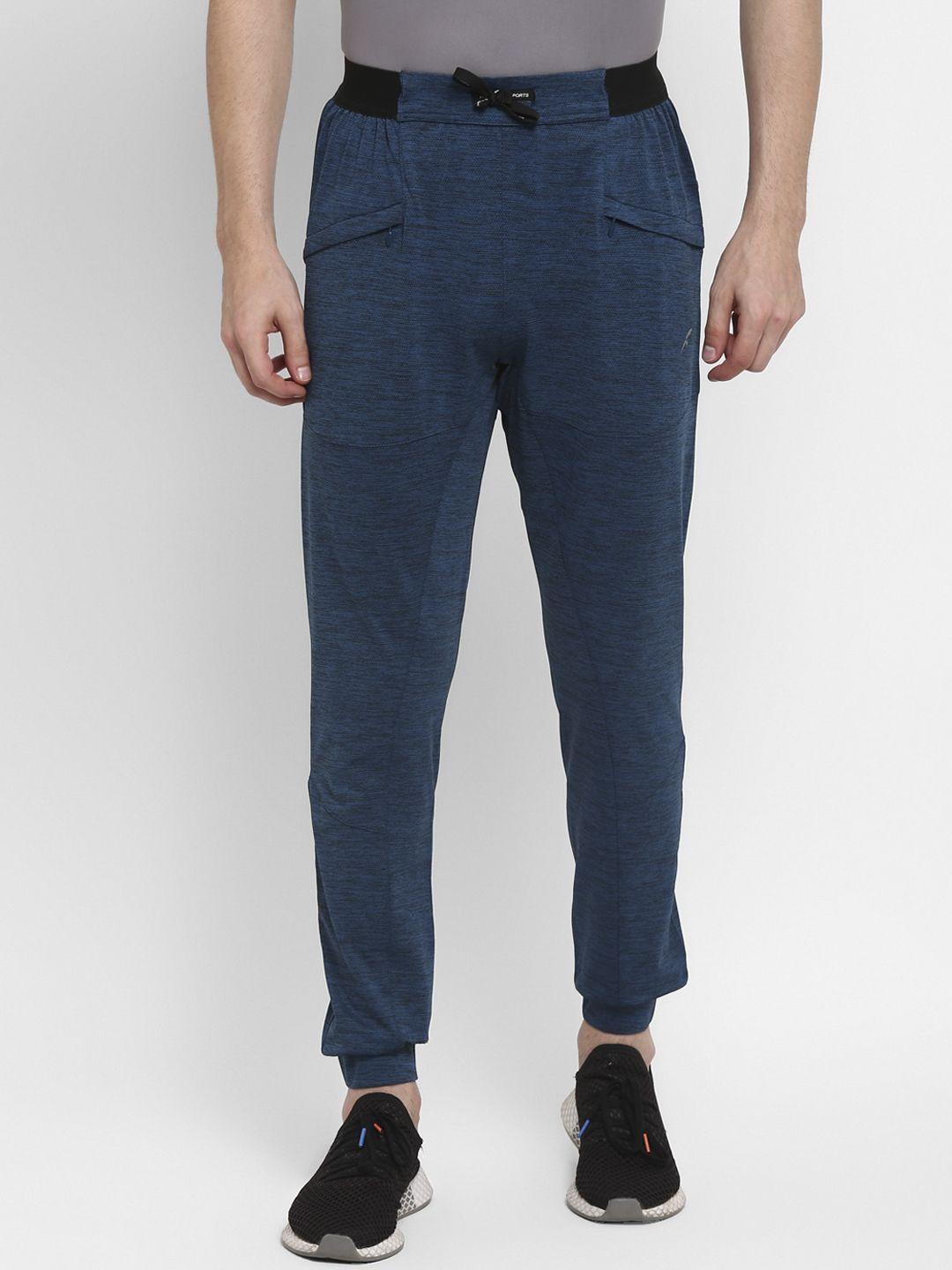 furo by red chief men teal blue solid casual joggers