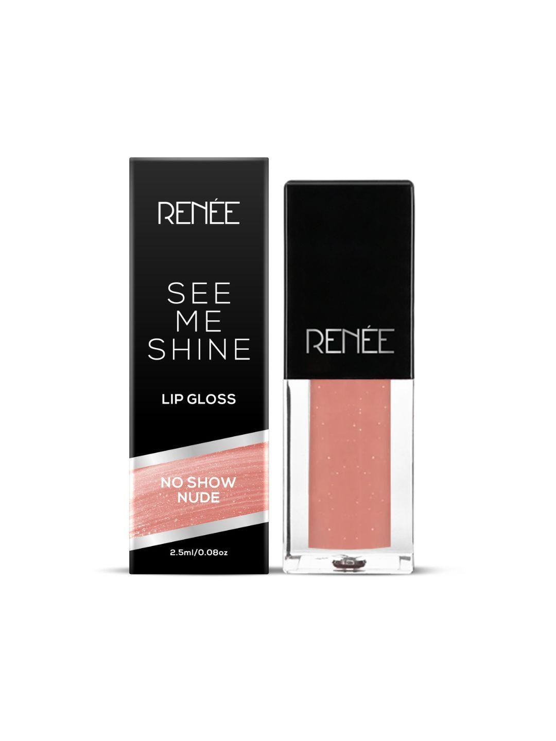 renee see me shine lip gloss - no show nude 2.5ml