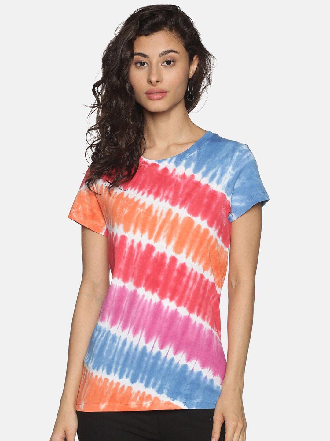 steenbok women multicoloured tie and dye dyed t-shirt