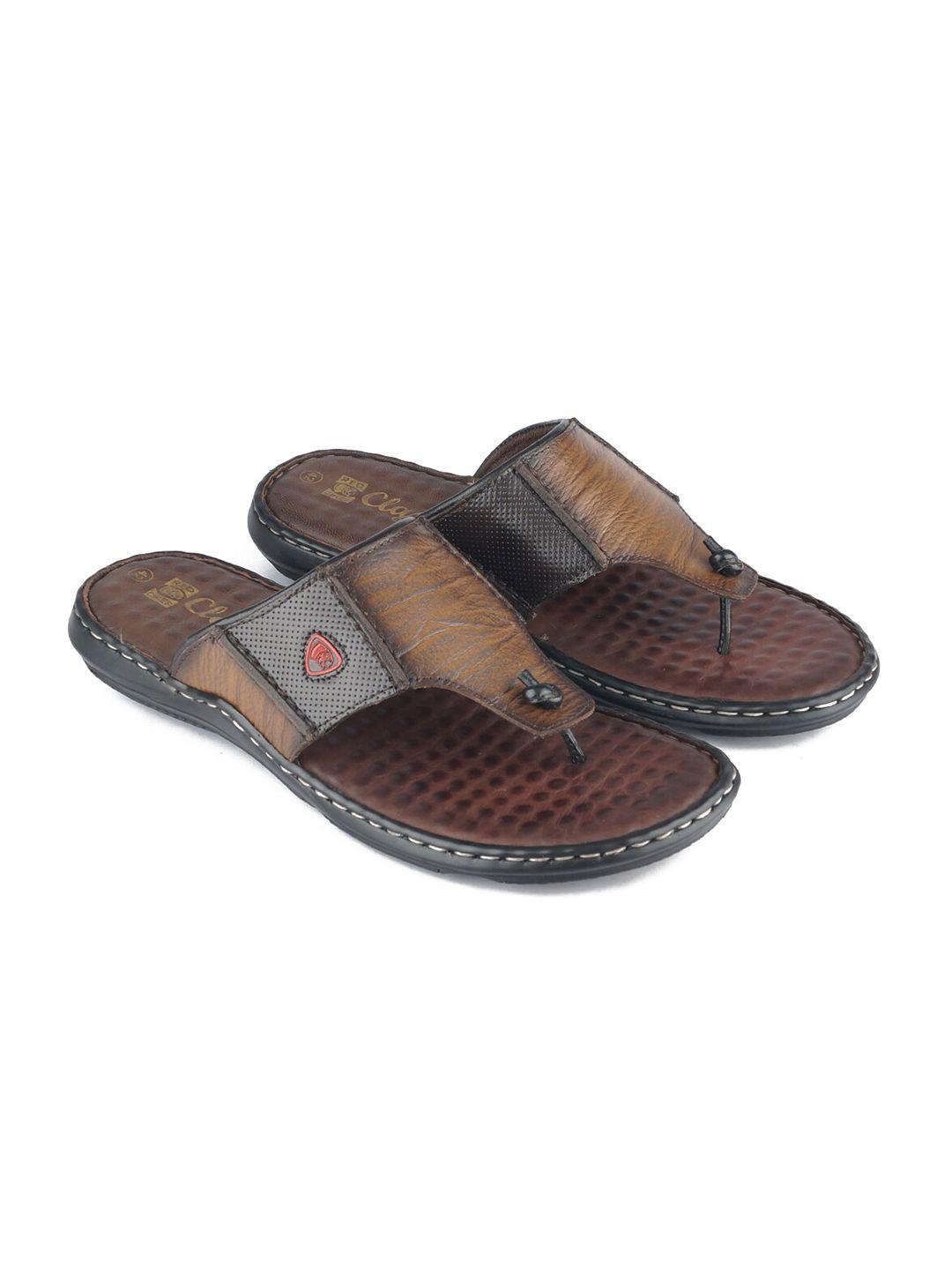 red chief men brown slip-on