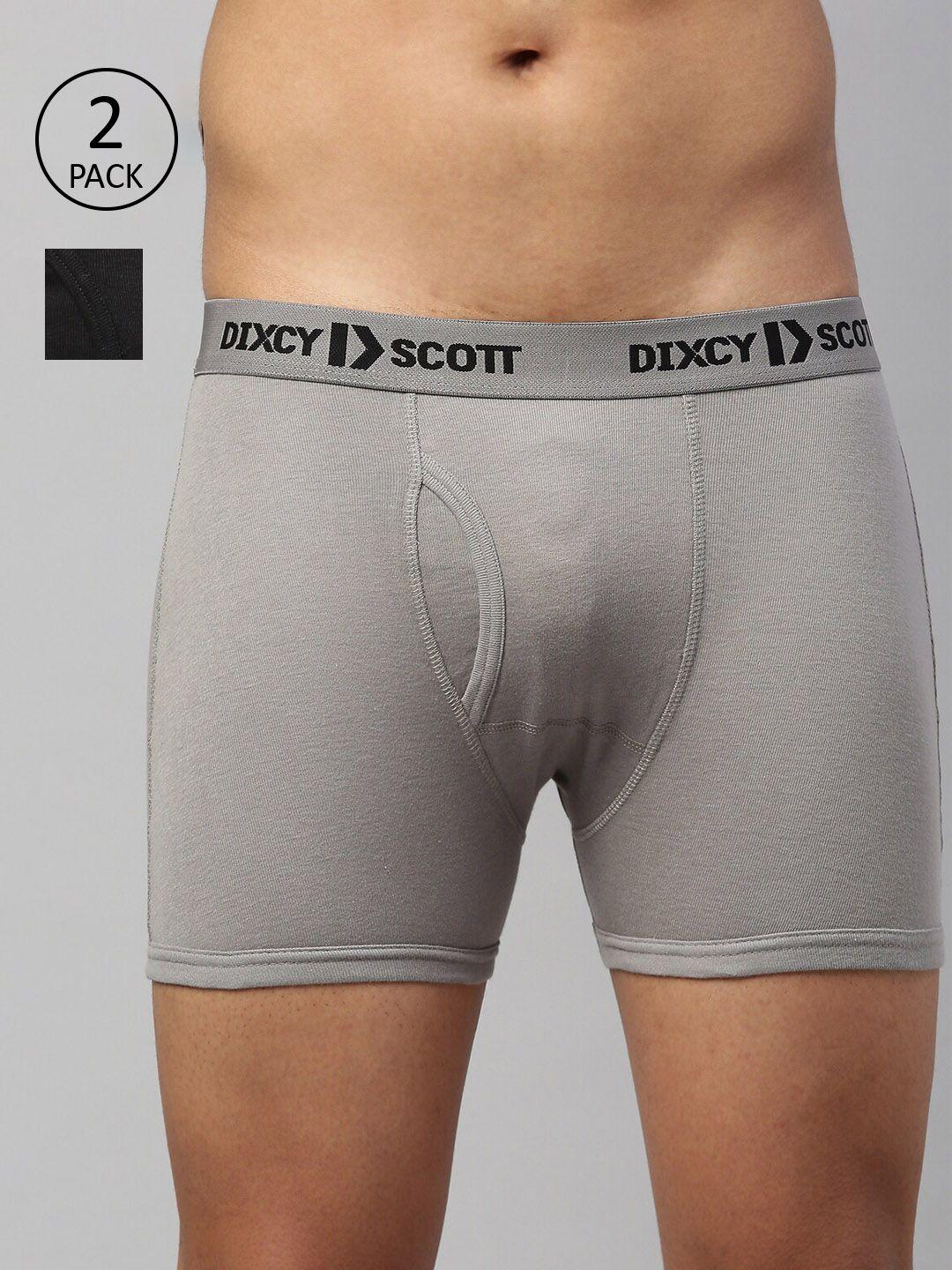 dixcy scott maximus men pack of 2 anti microbial cotton trunks maxt-003-kinetic trunk-p2