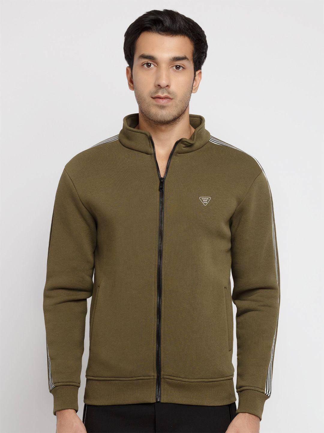 status quo men green sweatshirt